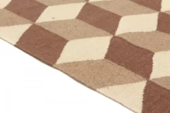 Alfombra De Lana - Floriáda (beige/marrón) -Tienda De Decoración 01112017 img 1423.jpg