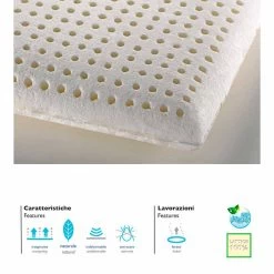 Total 100% Almohada Látex Látex, Transpirable E Hipoalergénico -Tienda De Decoración 14426