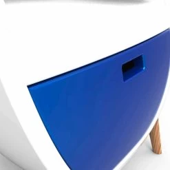 Mesita De Diseño Moderno Fabricada En Italia Modelo Gauche -Tienda De Decoración 17412