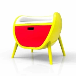 Mesita De Diseño Moderno Fabricada En Italia Modelo Gauche -Tienda De Decoración 17413