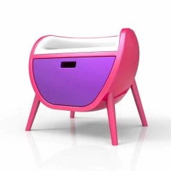 Mesita De Diseño Moderno Fabricada En Italia Modelo Gauche -Tienda De Decoración 17414