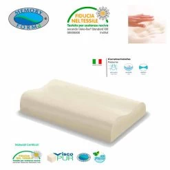 2 Almohadas Ergonómicas Hipoalergénicas En Memory Foam - Cervical Memory -Tienda De Decoración 2 cuscini anallergici ergonomici in memory foam memory cervicale 1