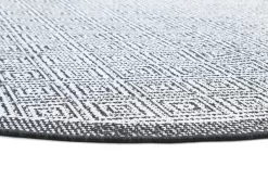 Alfombras Redondeadas - Monsaraz (negro) -Tienda De Decoración brussels weave 20.5323 night 01 matta carpet teppich 03rr.jpg