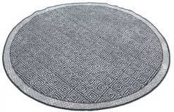 Alfombras Redondeadas - Monsaraz (negro) -Tienda De Decoración brussels weave 20.5323 night 02 matta carpet teppich 02rr.jpg