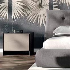 Dormitorio De Estilo Moderno Con 4 Elementos Made In Italy - Calimero -Tienda De Decoración camera da letto a 4 elementi stile moderno realizzata in italia calimero 1