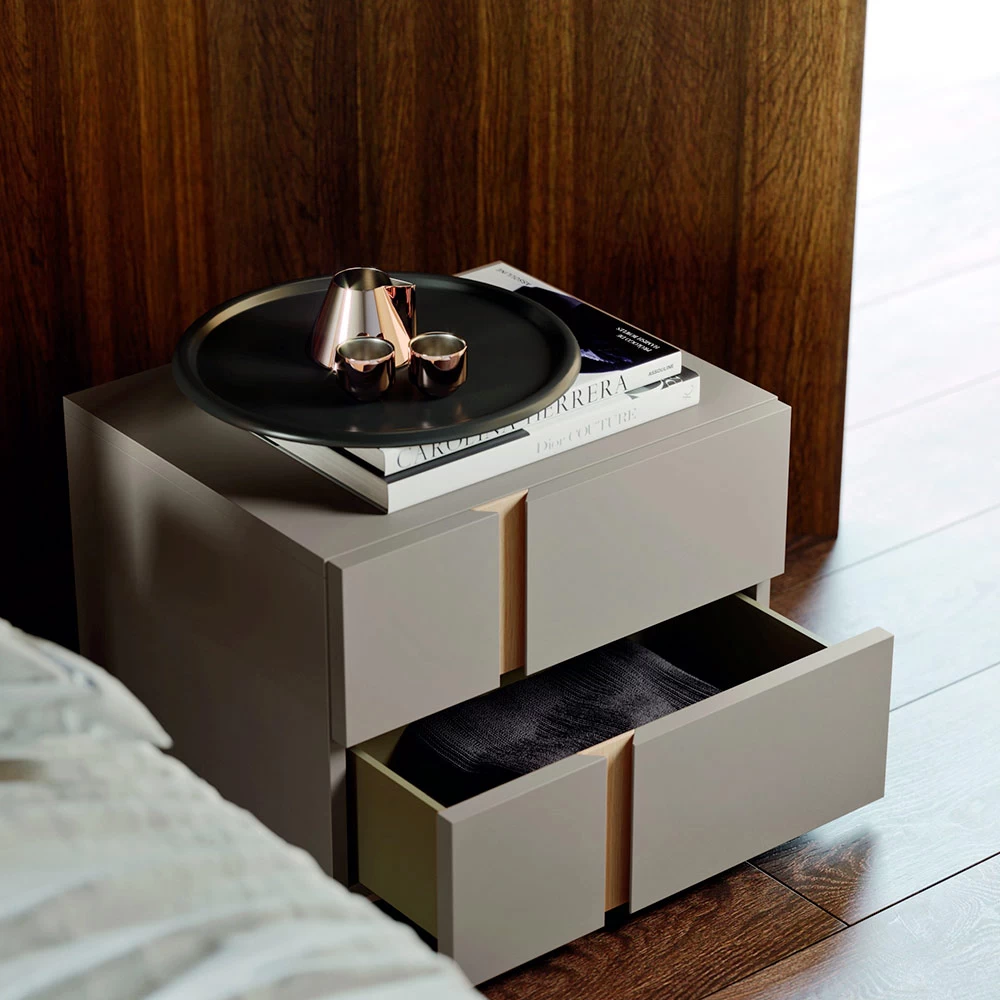 Dormitorio De Estilo Moderno Con 5 Elementos Made In Italy Alta Calidad - Precioso 6 Dormitorio De Estilo Moderno Con 5 Elementos Made In Italy Alta Calidad - Precioso - Imagen 4