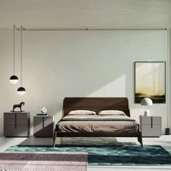 Dormitorio Completo Con 5 Elementos De Estilo Moderno Made In Italy - Savanna