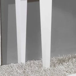 Blanca En El Pecho De 4 Cajones Etty Pan De Oro, Fabricado En Italia -Tienda De Decoración cassettiera bianca con 4 cassetti foglia oro etty made in italy 2