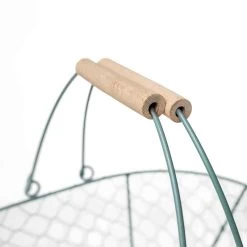 CESTA CLAUDINA METAL 38X25CM -Tienda De Decoración cesta claudina metal blanca 3