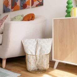 CESTA ELSI METAL -Tienda De Decoración cesta elsi metal 2