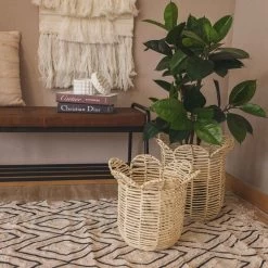 CESTO CIRSE FLOR -Tienda De Decoración cesto cirse flor 6