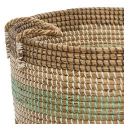 CESTO KALWA MIMBRE -Tienda De Decoración cesto kalwa mimbre con asas 5