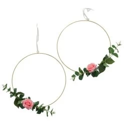 DECORACIÓN PARED AROA ROSA 35CM 7 DECORACIÓN PARED AROA ROSA 35CM -Tienda De Decoración colgante aroa flor rosa 2