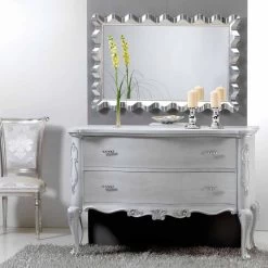 Dresser Diseño Clásico Y Mangos De Madera Maciza De Hueso De Cristal -Tienda De Decoración como design classico in legno massello e maniglie in cristallo bone 1