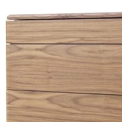 Cómoda De Madera Maciza Y Diseño De Cuero Grilli York Fabricado En Italia. -Tienda De Decoración como in legno massello e cuoio di design grilli york made in italy 1