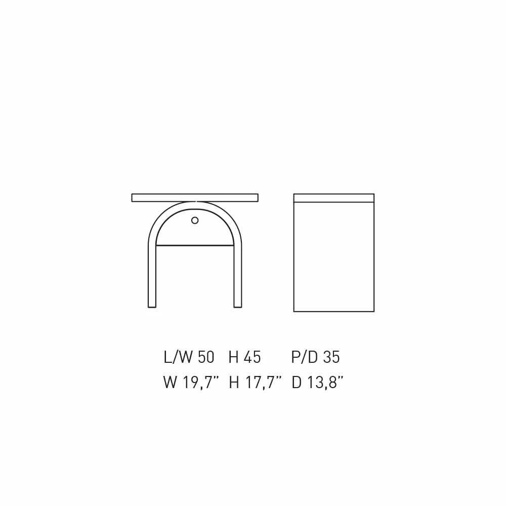 Mesita De Noche De Diseño Moderno En Madera Coloreada Para El Dormitorio - Arcom 15 Mesita De Noche De Diseño Moderno En Madera Coloreada Para El Dormitorio - Arcom - Imagen 13