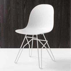 Diseño Moderno Silla Connubia Academia Calligaris Fabricado En Italia, 2 Piezas