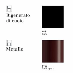 Silla De Cuero Connubia Calligaris Boheme, De Metal Moderno, 2 Piezas -Tienda De Decoración connubia calligaris boheme sedia in cuoio e metallo moderna 2 pezzi 3