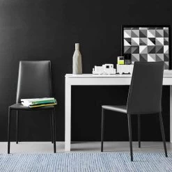 Silla De Cuero Connubia Calligaris Boheme, De Metal Moderno, 2 Piezas -Tienda De Decoración connubia calligaris boheme sedia in cuoio e metallo moderna 2 pezzi 7