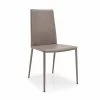 Silla De Cuero Connubia Calligaris Boheme, De Metal Moderno, 2 Piezas