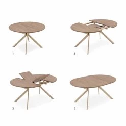 Connubia Calligaris Júpiter Mesa Ovalada De Madera, L140 / 190cm -Tienda De Decoración connubia calligaris giove tavolo ovale allungabile in legno l140 190cm 9