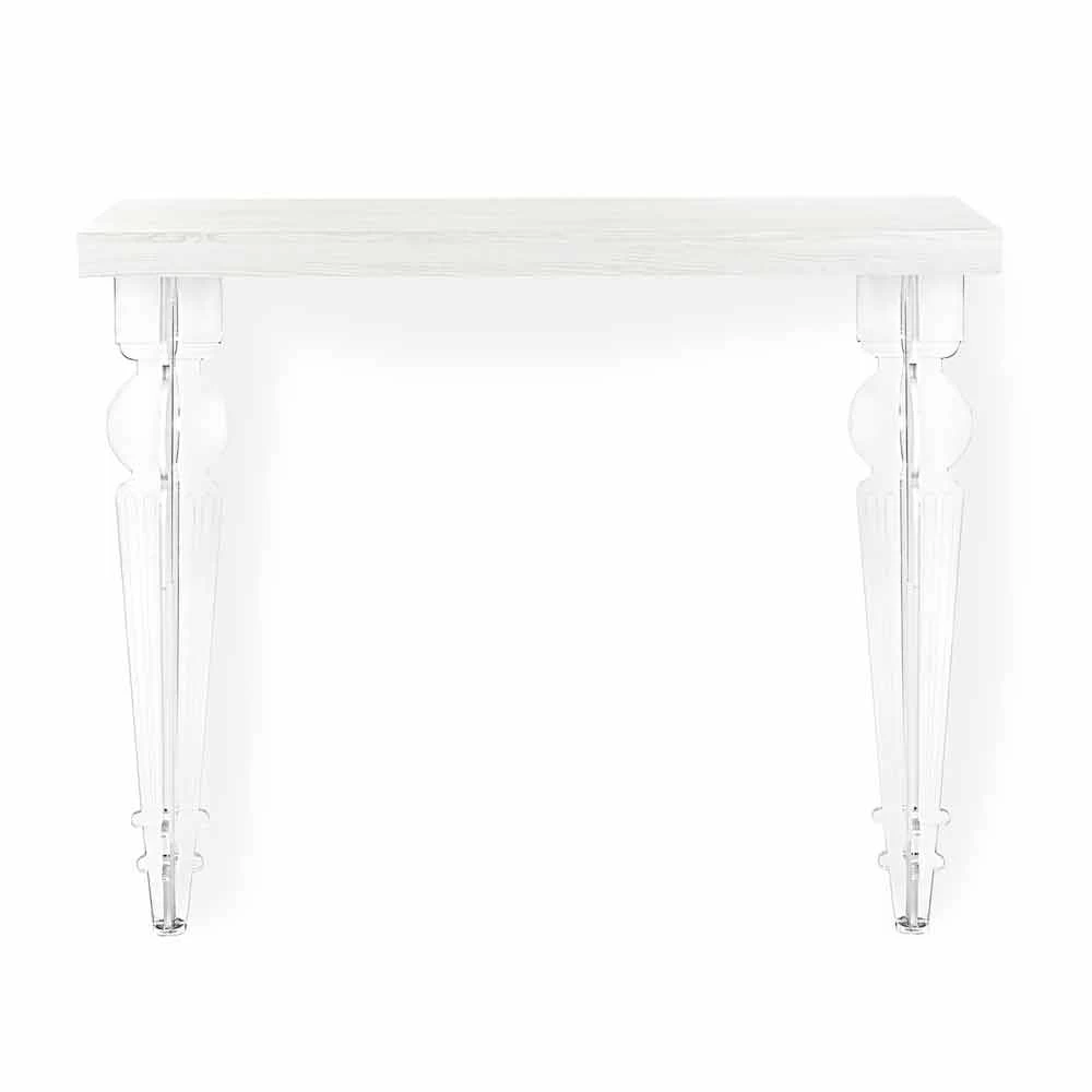 Tablero De Consola De Pared En Madera Gris, Blanca O Corten Y Plexiglás - Leopardi 7 Tablero De Consola De Pared En Madera Gris, Blanca O Corten Y Plexiglás - Leopardi - Imagen 5