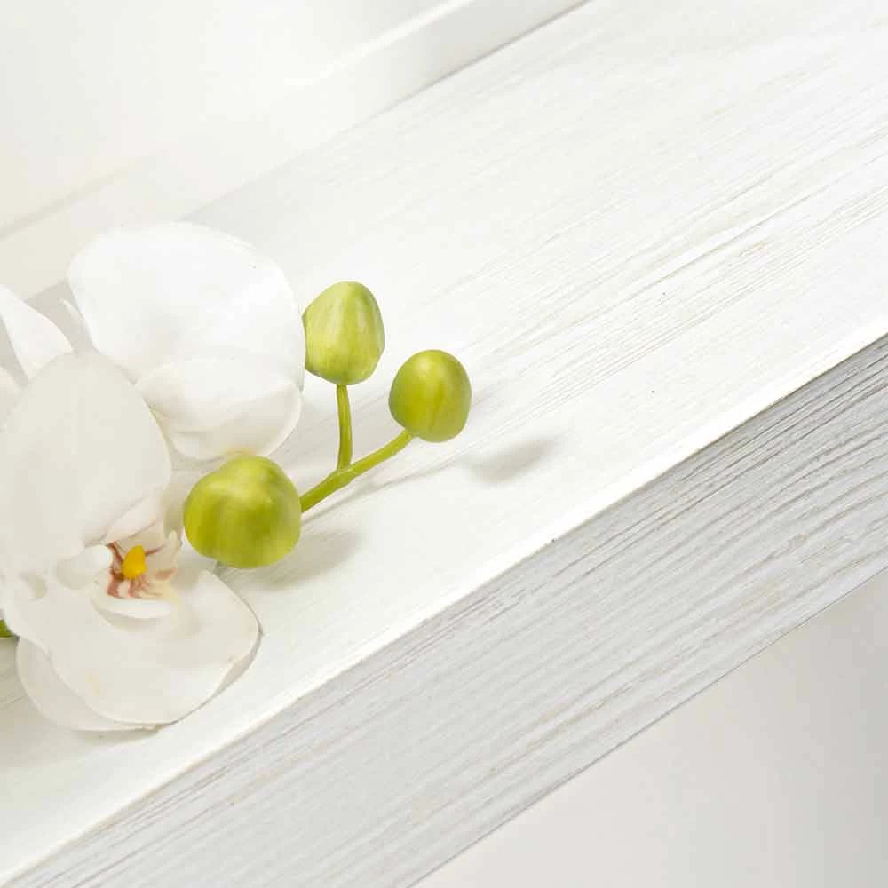 Tablero De Consola De Pared En Madera Gris, Blanca O Corten Y Plexiglás - Leopardi 9 Tablero De Consola De Pared En Madera Gris, Blanca O Corten Y Plexiglás - Leopardi - Imagen 7