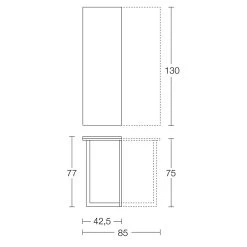 Consola Extensible 150 Cm En Metal Y Melamina Made In Italy - Solapa -Tienda De Decoración consolle allungabile 150 cm in metallo e nobilitato made in italy flap 9