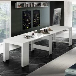 Consola Extensible A 300 Cm Desde La Entrada O La Sala De Estar En Madera - Katharina -Tienda De Decoración consolle allungabile a 300 cm da ingresso o salotto in legno katharina 15