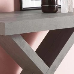 Consola Extensible Hasta 195 Cm En Madera De Melamina - Merlin 12 Consola Extensible Hasta 195 Cm En Madera De Melamina - Merlin -Tienda De Decoración consolle allungabile fino a 195 cm in legno nobilitato folding merlin 3