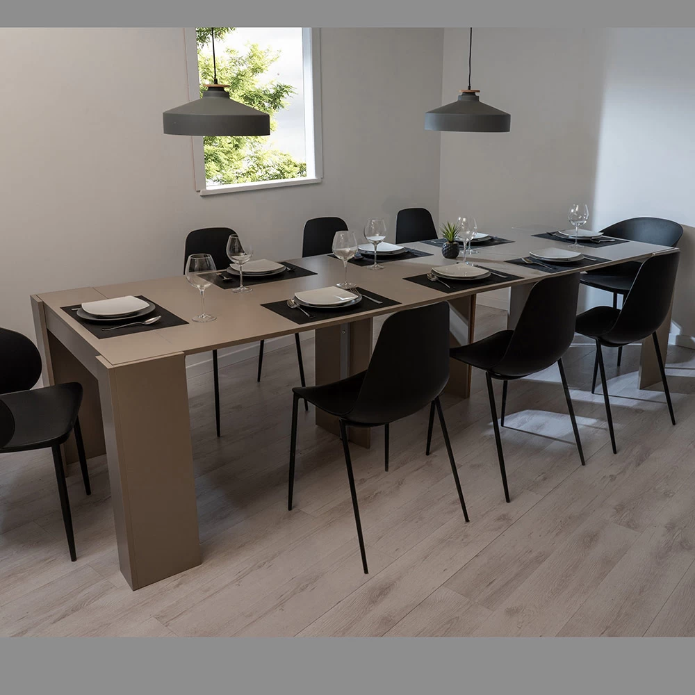 Consola Extensible Hasta 294 Cm En Melamina Made In Italy - Pineta 7 Consola Extensible Hasta 294 Cm En Melamina Made In Italy - Pineta - Imagen 5