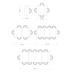 Consola Extensible Hasta 294 Cm En Melamina Made In Italy - Pineta 19 Consola Extensible Hasta 294 Cm En Melamina Made In Italy - Pineta -Tienda De Decoración consolle allungabile fino a 294 cm in nobilitato made in italy pineta 8
