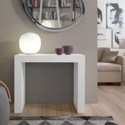 Consola Extensible Hasta 295 Cm En Laminado Made In Italy - Rudolf 13 Consola Extensible Hasta 295 Cm En Laminado Made In Italy - Rudolf -Tienda De Decoración consolle allungabile fino a 295 cm in laminato made in italy rudolf 1
