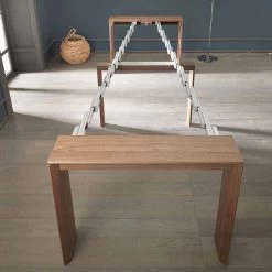 Consola De Mesa Extensible Hasta 295 Cm En Madera Diseño Made In Italy - Temocle -Tienda De Decoración consolle allungabile fino a 295 cm in legno di design made in italy temocle 12
