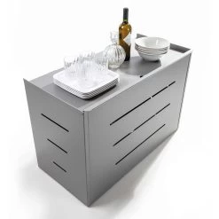 Consola Extensible De Madera Con Carro Y 12 Sillas Plegables - Meraviglia 16 Consola Extensible De Madera Con Carro Y 12 Sillas Plegables - Meraviglia -Tienda De Decoración consolle allungabile in legno con carrellino e 12 sedie pieghevoli meraviglia 6