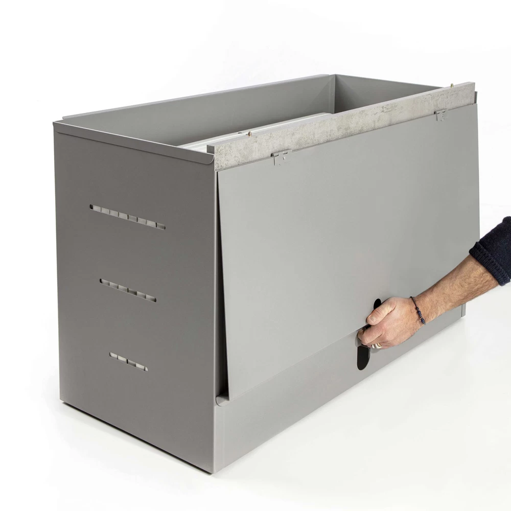 Consola Extensible De Madera Con Carro Y 12 Sillas Plegables - Meraviglia 10 Consola Extensible De Madera Con Carro Y 12 Sillas Plegables - Meraviglia - Imagen 8