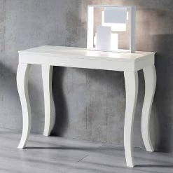 Consola Extensible En Madera De Fresno Lacada Gris Gris - Carpintero