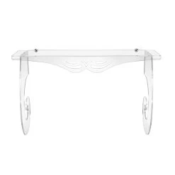 Consola De Pared En Plexiglás 100% Tres Acabados Made In Italy - Taiwán -Tienda De Decoración consolle da parete in plexiglass 100 tre finiture made in italy taiwan