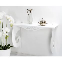 Consola De Pared En Plexiglás 100% Tres Acabados Made In Italy - Taiwán -Tienda De Decoración consolle da parete in plexiglass 100 tre finiture made in italy taiwan 8