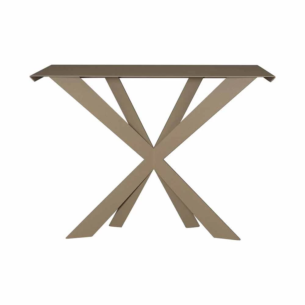 Consola De Sala De Estar O Entrada De Hierro Coloreado Made In Italy - Zecchina 4 Consola De Sala De Estar O Entrada De Hierro Coloreado Made In Italy - Zecchina - Imagen 2