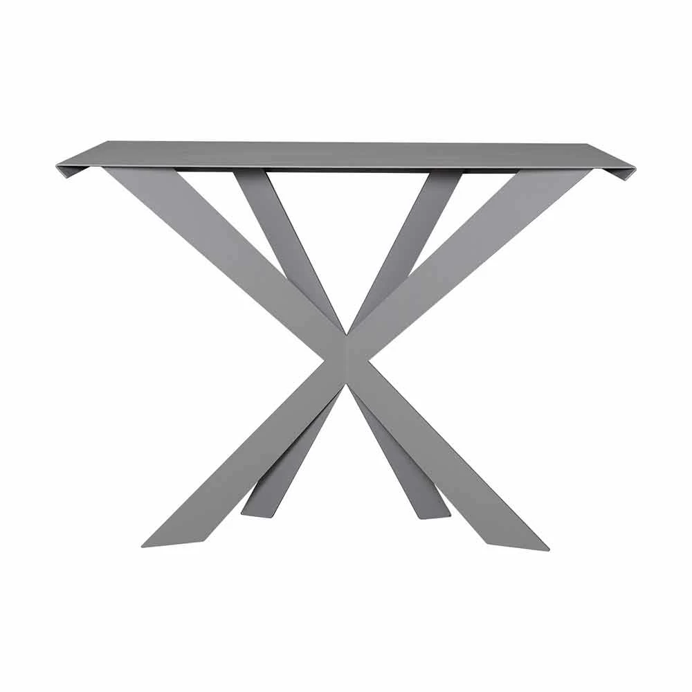 Consola De Sala De Estar O Entrada De Hierro Coloreado Made In Italy - Zecchina 5 Consola De Sala De Estar O Entrada De Hierro Coloreado Made In Italy - Zecchina - Imagen 3