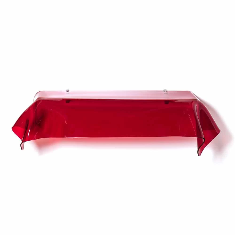 Consola De Diseño Moderno En Plexiglás Rojo Transparente Drapeado Wish 5 Consola De Diseño Moderno En Plexiglás Rojo Transparente Drapeado Wish - Imagen 3