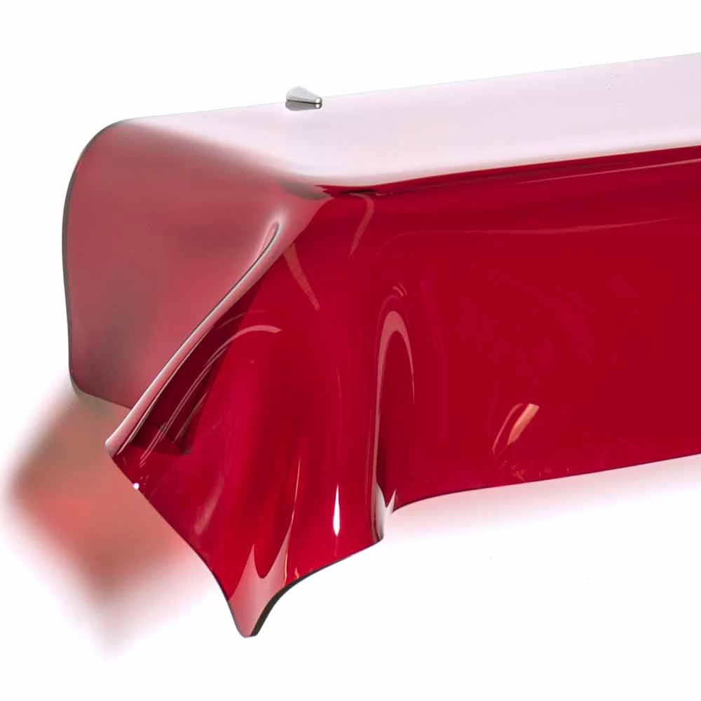 Consola De Diseño Moderno En Plexiglás Rojo Transparente Drapeado Wish 7 Consola De Diseño Moderno En Plexiglás Rojo Transparente Drapeado Wish - Imagen 5