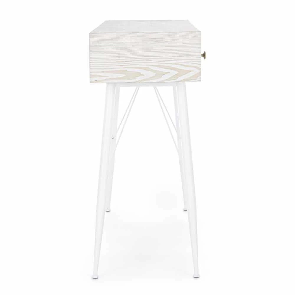 Consola De Diseño Étnico En Mdf Y Acero Con Cajones Decorados - Paprika 4 Consola De Diseño Étnico En Mdf Y Acero Con Cajones Decorados - Paprika - Imagen 2