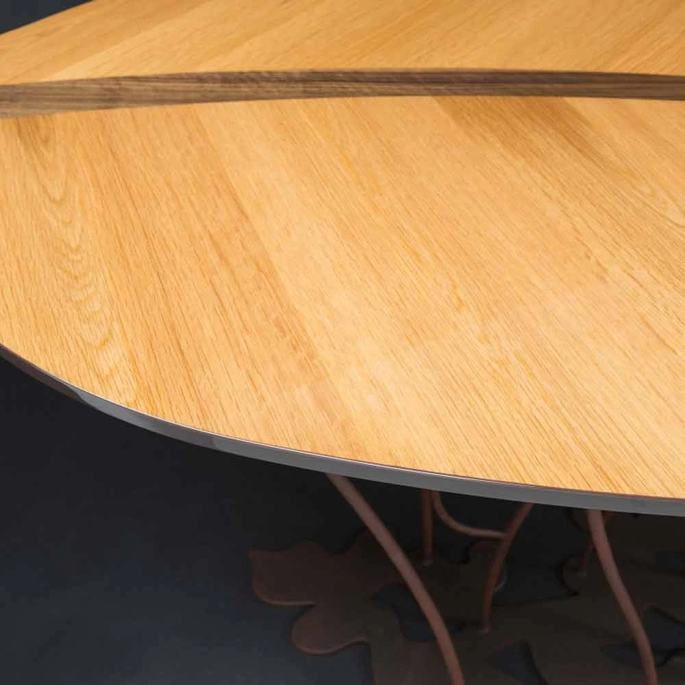 Consola De Diseño Madera Contrachapada De Roble Fenice 5 Consola De Diseño Madera Contrachapada De Roble Fenice - Imagen 3