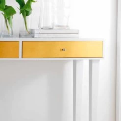 Consola Fija Cajones De Madera Con Beel, Diseño Moderno -Tienda De Decoración consolle fissa in legno con cassetti beel design moderno 2