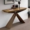 Consola De Mesa En Madera Y Metal Extensible Hasta 295 Cm Made In Italy - Timedio -Tienda De Decoración consolle in legno e metallo allungabile fino 295 cm made in italy timedio 11
