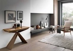 Consola De Mesa En Madera Y Metal Extensible Hasta 295 Cm Made In Italy - Timedio -Tienda De Decoración consolle in legno e metallo allungabile fino 295 cm made in italy timedio 13