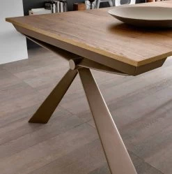 Consola De Mesa En Madera Y Metal Extensible Hasta 295 Cm Made In Italy - Timedio -Tienda De Decoración consolle in legno e metallo allungabile fino 295 cm made in italy timedio 15