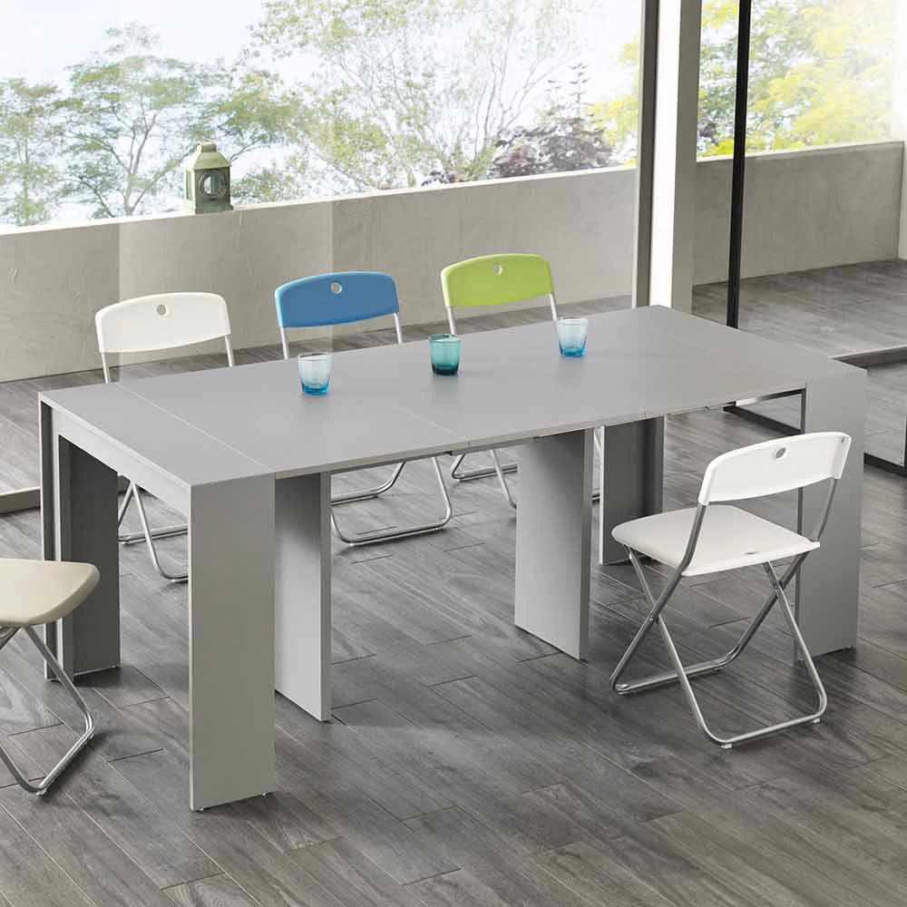 Consola Extensible / Mesa De Comedor, L42,50 / 302,50x P90 Cm, Alvaro 8 Consola Extensible / Mesa De Comedor, L42,50 / 302,50x P90 Cm, Alvaro - Imagen 6